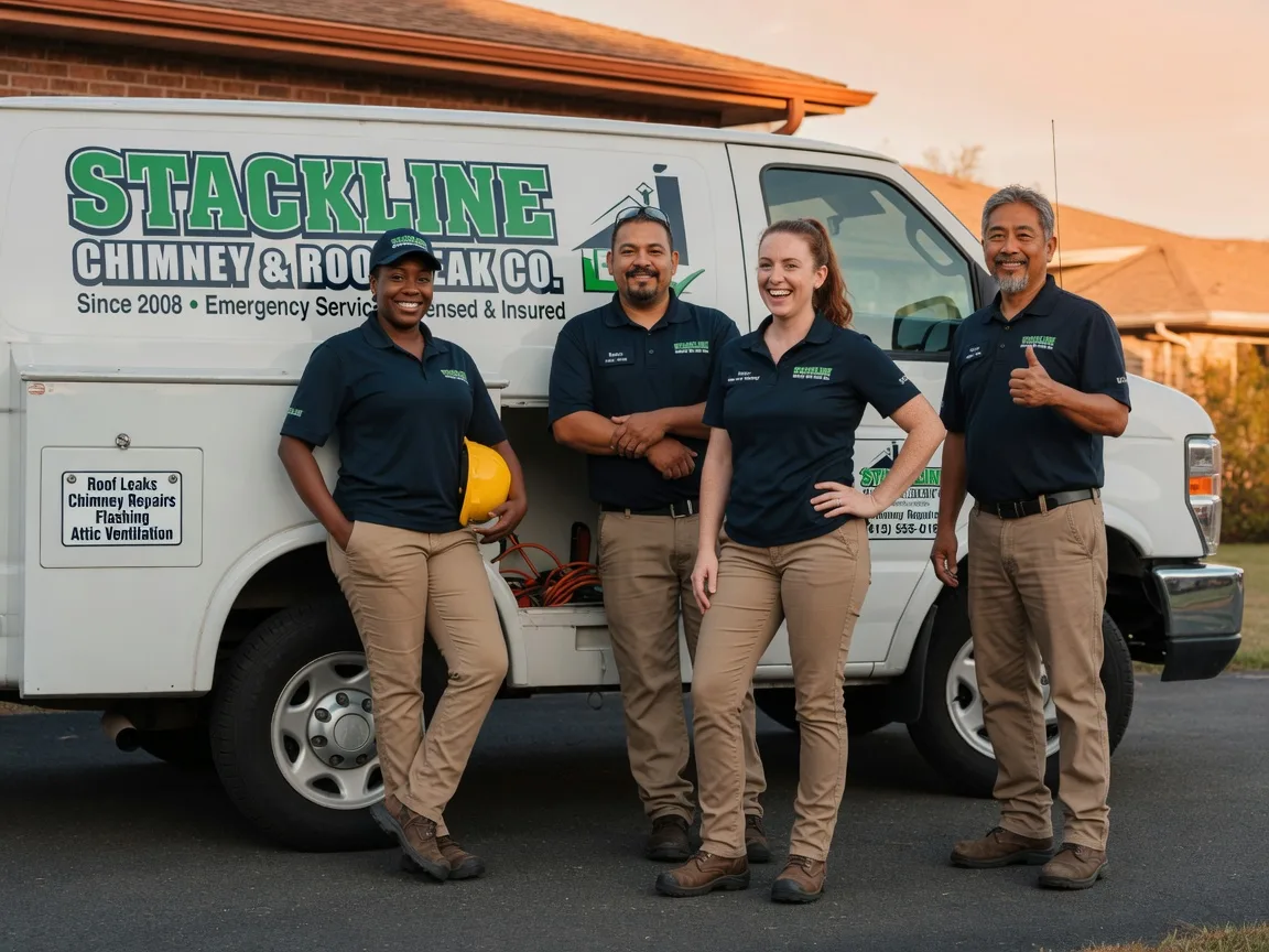 Chimney flashing repair company in Swanville, MN